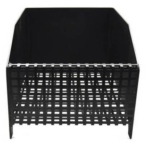 Panier à granulés pour cheminées et poêles à bois – Dimensions L 235 x P 305 x H 200 mm – 6 kg – Pour transformation foyer ancien – DKP