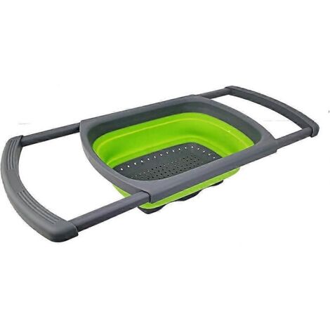 Panier à légumes, corbeille à déchets pliable, pour fruits et légumes, de forme rectangulaire, pour la cuisine et le camping