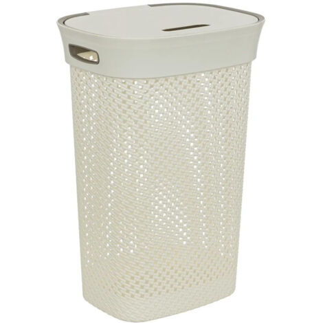 Panier à Linge Ajouré "Purl" 60L Lin