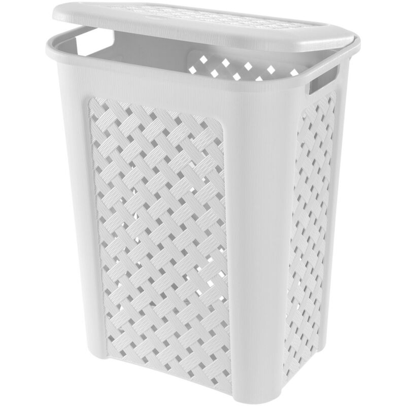 Panier à linge Arianna Tontarelli 50 L Blanc (44 X 35 x 55 cm)
