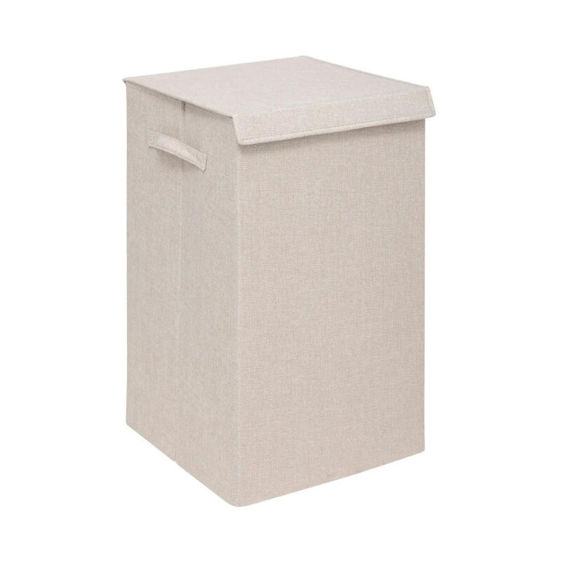 Panier à Linge Avec Séparateur 'Colors' 74L Beige Lin