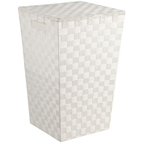 Panier à Linge Blanc - FIVE - Blanc