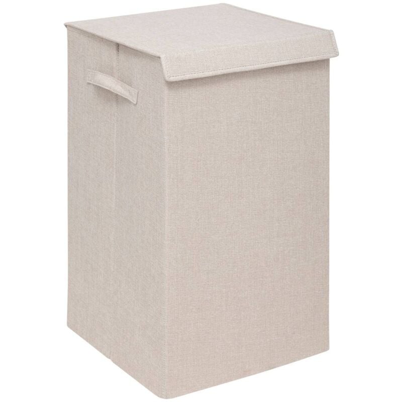 Panier à linge colorama beige 74l - 5five