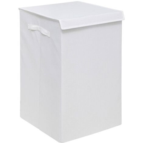 Panier à linge colorama blanc 74l - 5five
