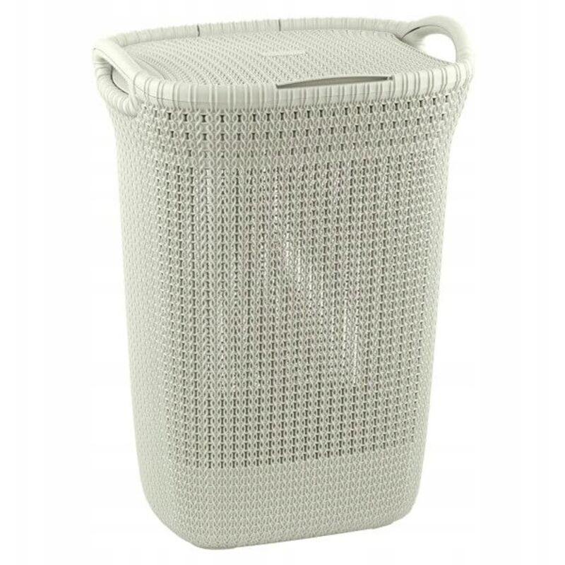 Curver Panier à Linge 57 L Crème