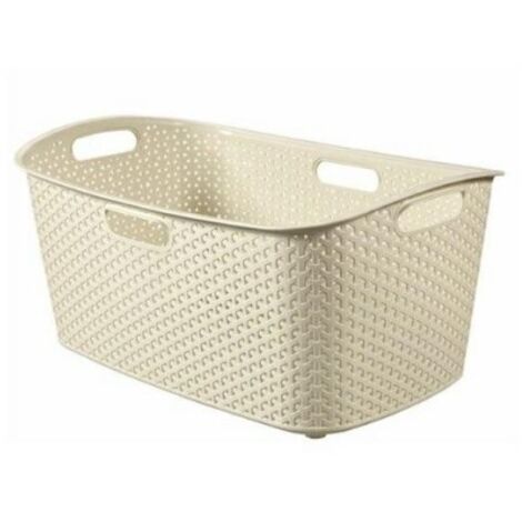 Panier à linge Curver my style capacité 47 litres plastique