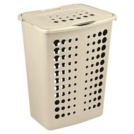 Panier à linge Curver victor 40L ventilation poignées intégrées