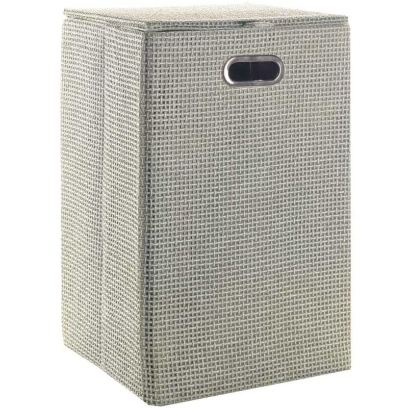 Panier à Linge De Salle De Bain 70L En Raphia Gris Garofano