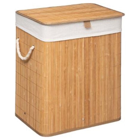 Panier à Linge en Bambou Daze 50cm Naturel