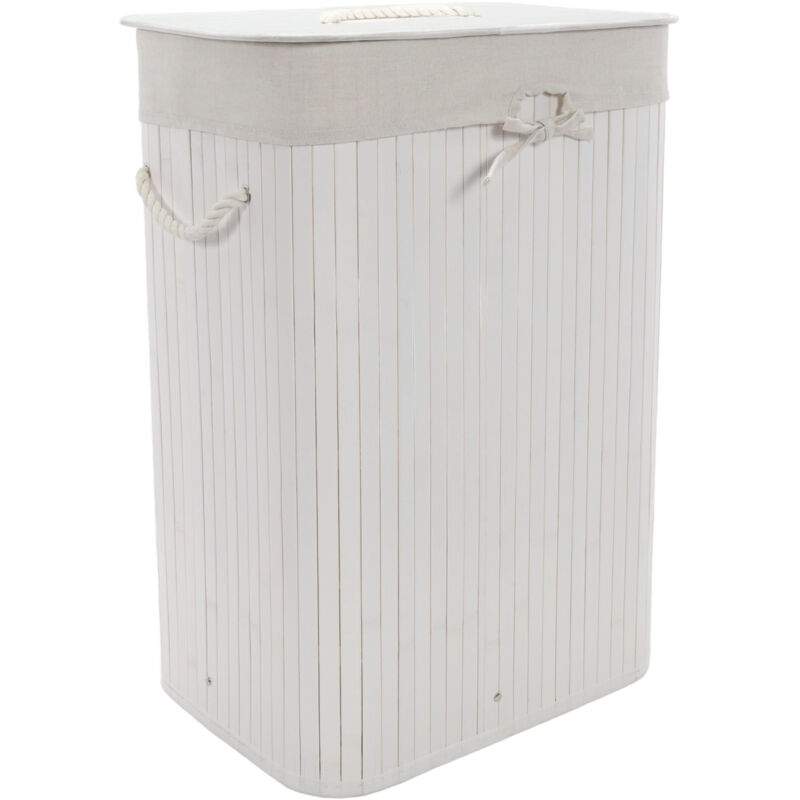 Panier à linge en bambou ZORA, 72 l