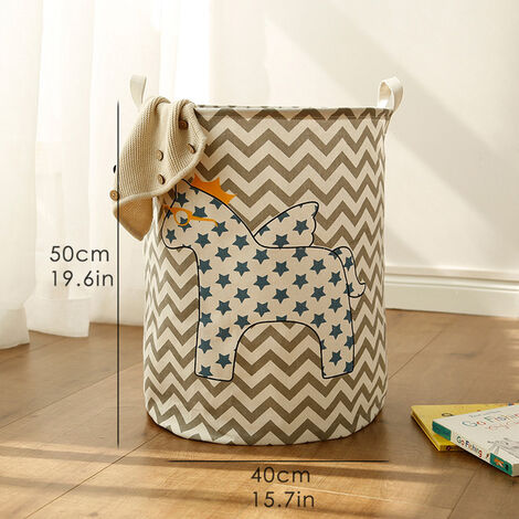 Panier à linge et vêtements, grande taille pliable, jouets, panier de réception, bote de rangement, imperméable, tissu de panier à vêtements sales,The stars