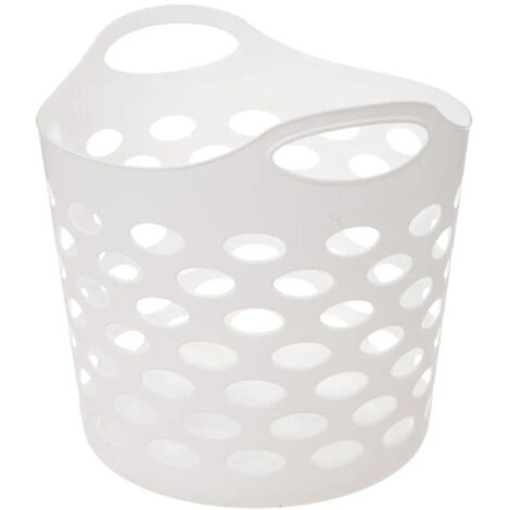 Panier à Linge "Flex" 28L Blanc