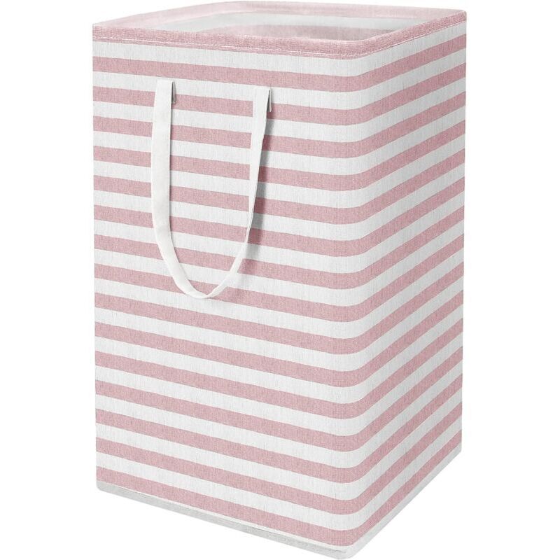 Panier à linge, grand panier à linge pliable de 75 l avec poignées, panier à linge autoportant résistant à l'eau, panier de rangement, sacs de