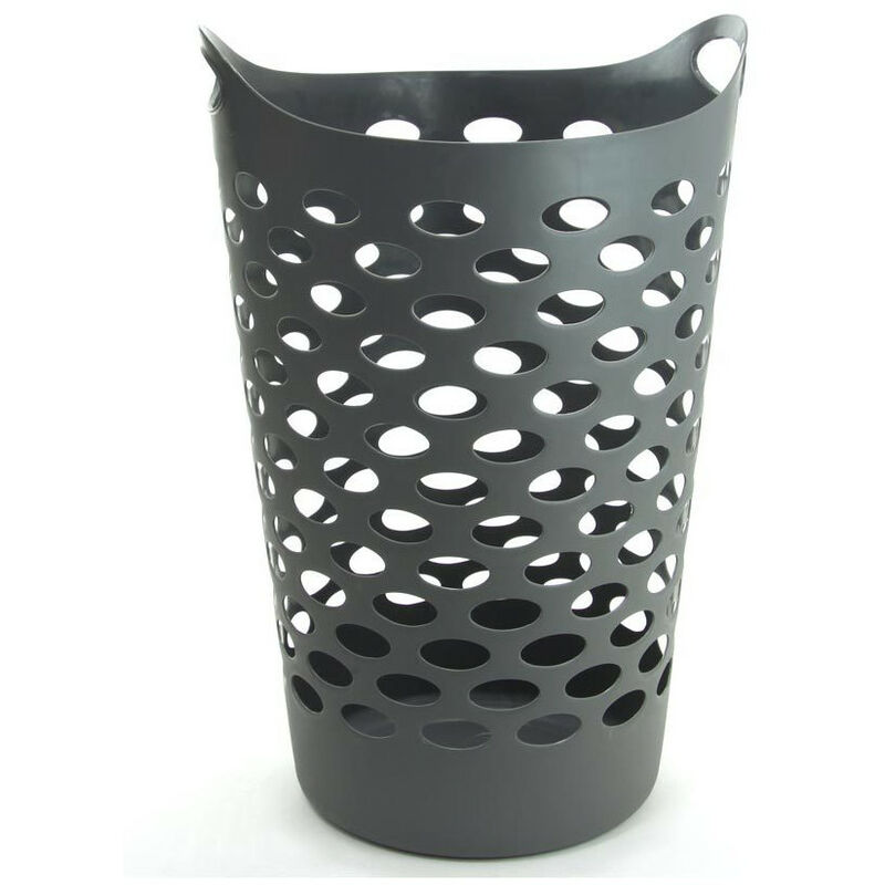 Corbeille a linge 60L gris