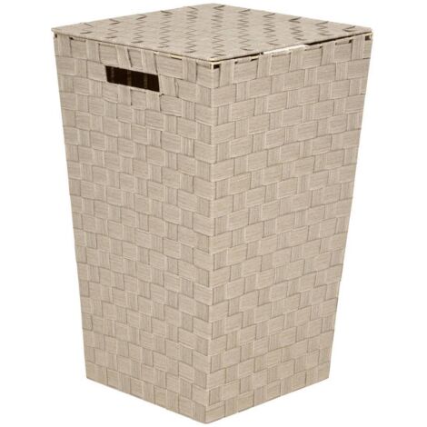 Panier à linge lise 50l beige - 5five