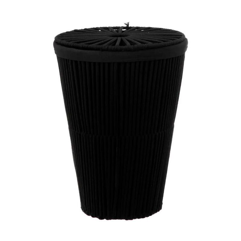 Panier à Linge 'Manille' 42L Noir