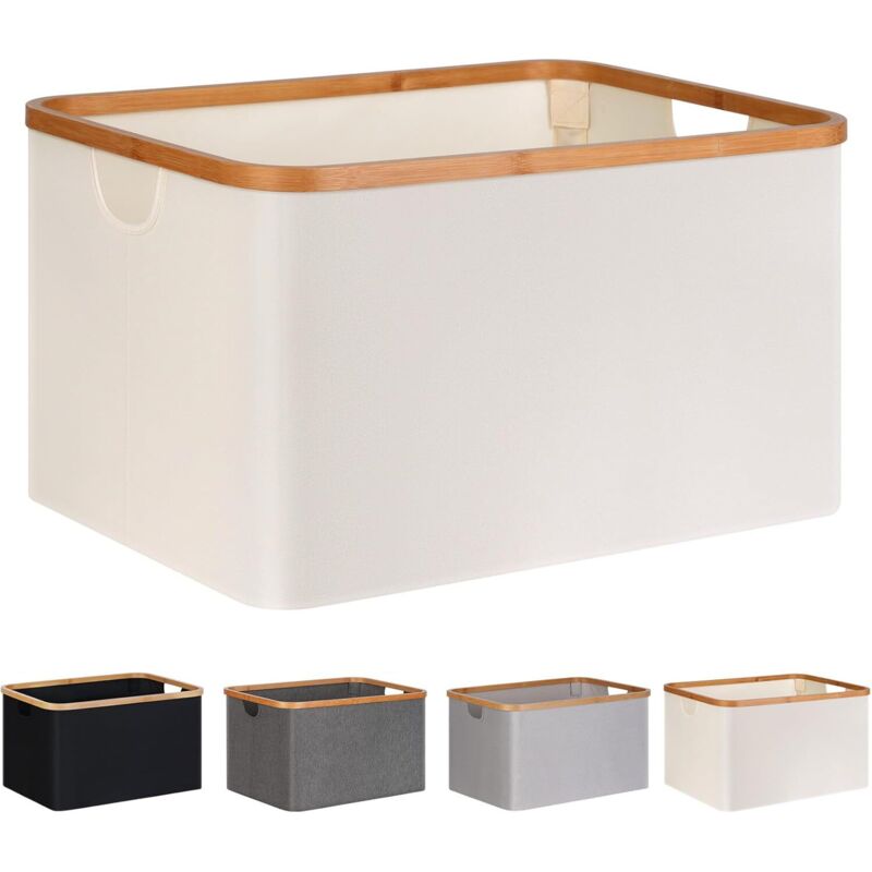 Panier à linge pliable 453022cm, panier de rangement pliable en fibre de bambou, panier à linge pliable, panier à linge de salle de bain de chambre