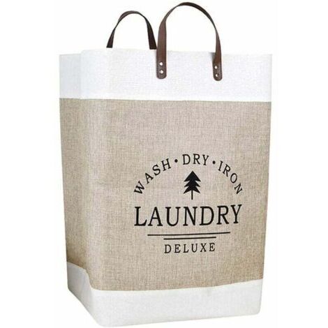 Panier à Linge Pliable - Corbeilles à Linge pour Chambre à Coucher, Organisateur de Stockage - Paniers à Linge Décoratifs Imperméables avec Poignée - Convient pour Salle de Bain et Maison - Dimensions