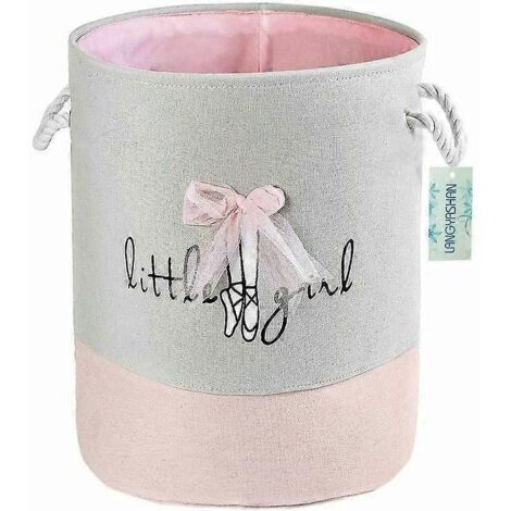 Panier à linge pliable en toile, panier de rangement pour vêtements d'enfants, panier à linge pour garçons et filles, panier à jouets, panier cadeau, panier à linge pour chambre d'enfant, panier à lan