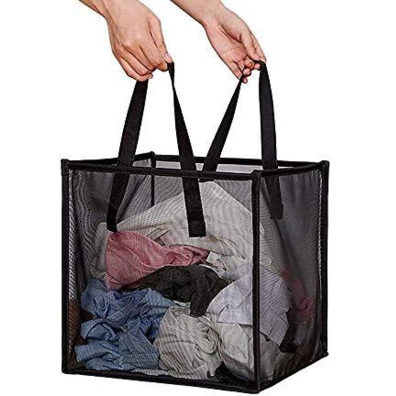 Panier à linge pliable – Panier à linge pliable avec poignée pour un rangement facile – Pliable, convient aux chambres d'enfants, aux dortoirs