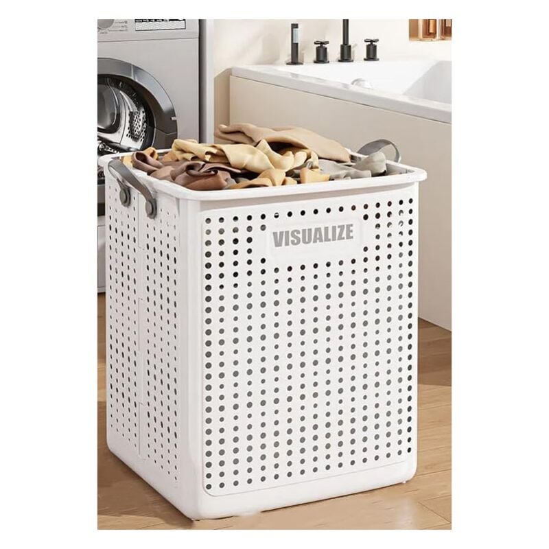 Panier à linge pliable, panier à linge Portable, panier de rangement de grande capacité pour la maison, panier de rangement pour salle de bain