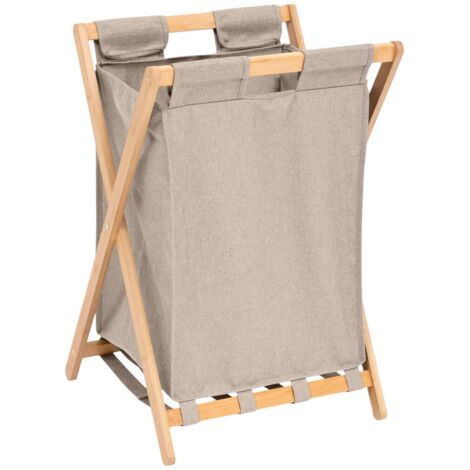 Panier à linge pliable Tidy Box 50L Gris - Five