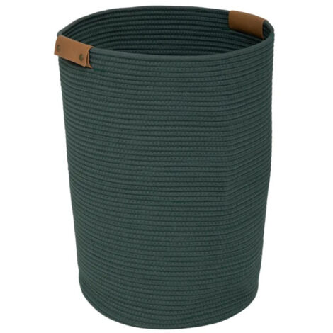 Panier à Linge Rond "Duo" 80L Vert