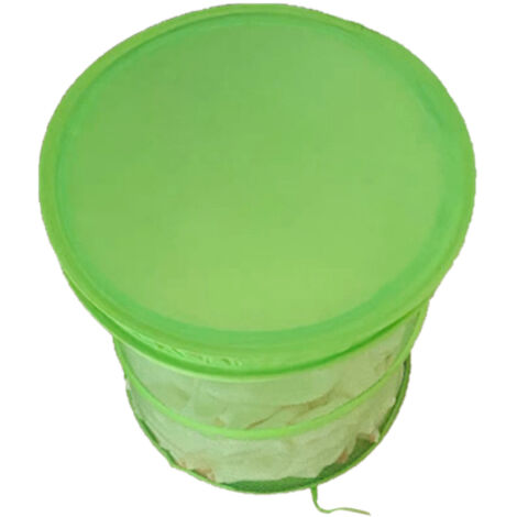 Panier à linge sale en tissu mesh respirant, pliable pour chambre et dortoir