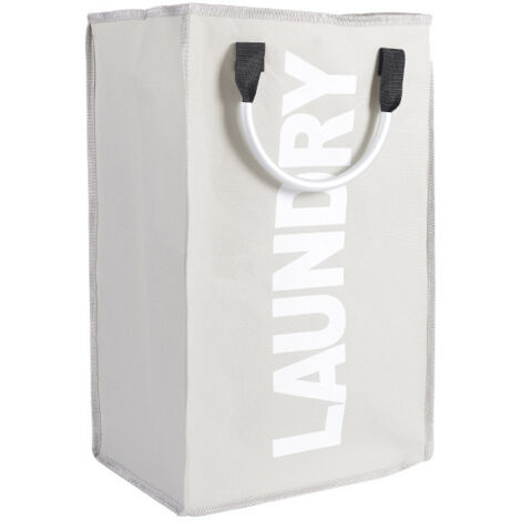 Panier à linge sale en tissu Oxford, sac de rangement pliable à main, organisateur simple pour objets divers