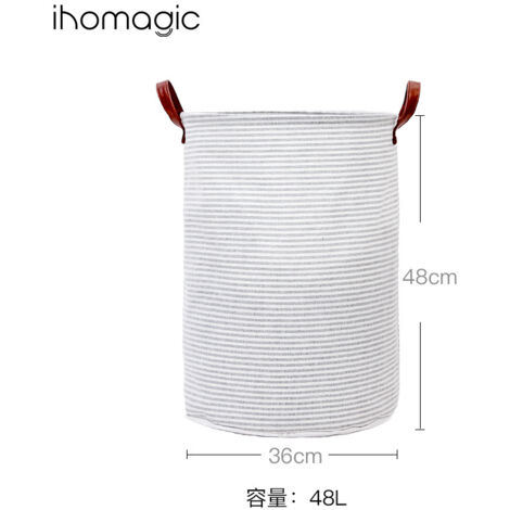 Panier à linge sale pliable en tissu, bac de rangement pour jouets et objets divers, idéal pour salle de bain