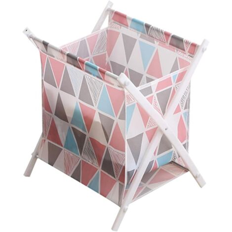 Panier à Linge Sale Pliable Grand Format en Tissu Résistant Rose Panier de