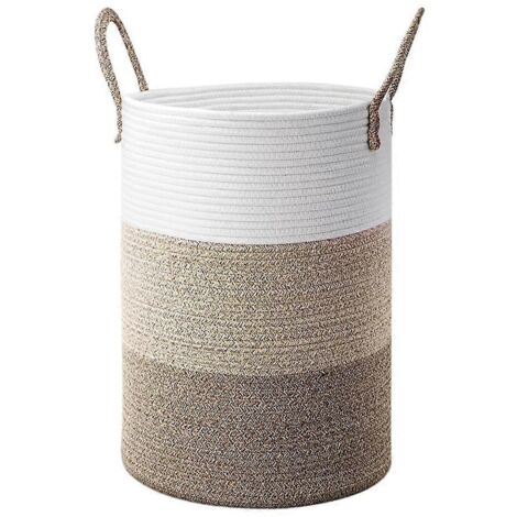 Panier à linge sale pour enfants, en corde de coton --