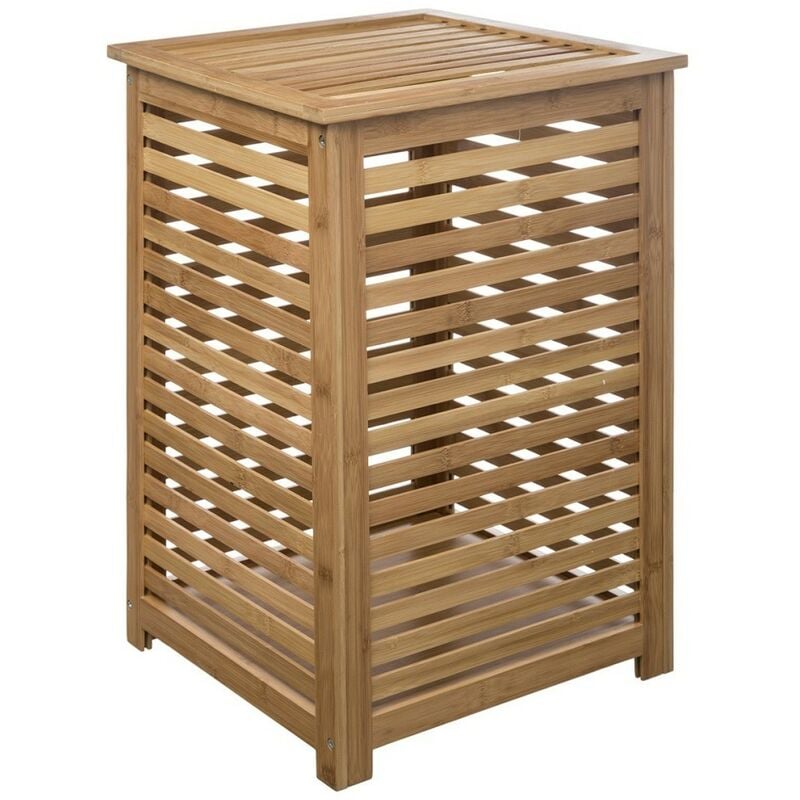 Panier à linge Sicela bambou 2MEU/PANLIN/SICELA/BA/160823