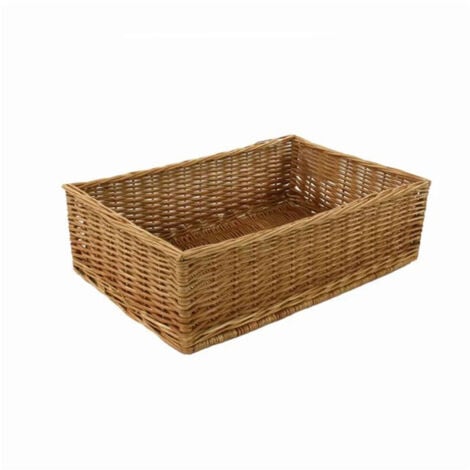 Panier à pain en osier rectangulaire cm 40 x 28 h 10