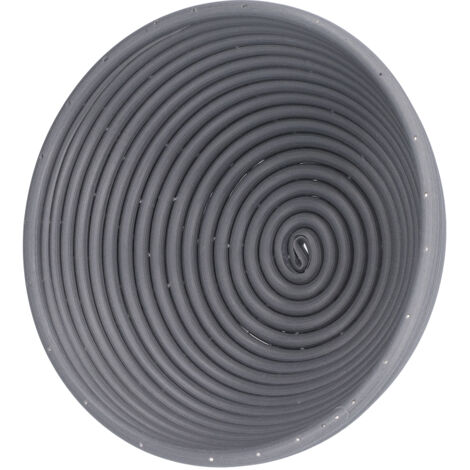 Panier à pain lavable, moule à fermentation innovant pour boulangerie maison, gris foncé, 20x8cm