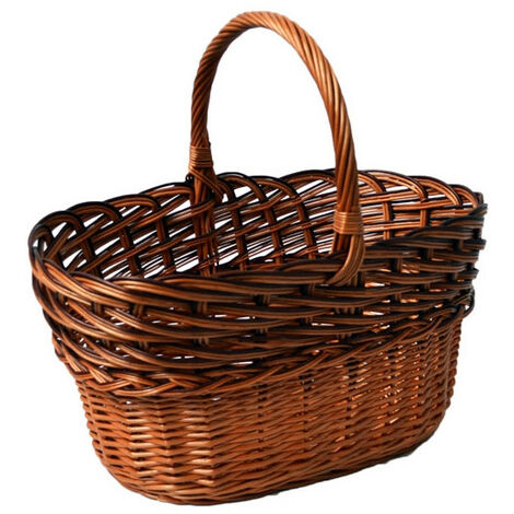Panier à provisions en osier