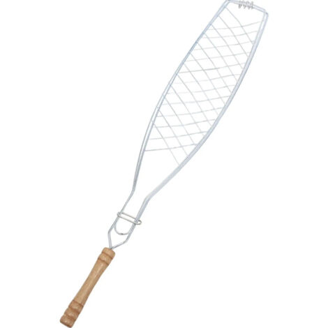 Panier à rôtir le poisson pratique avec poignée ronde pour barbecue