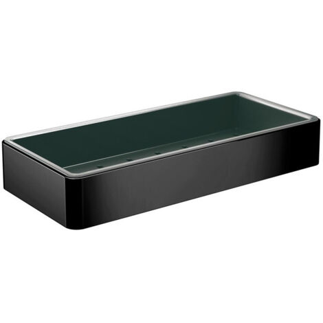 Panier à savon loft noir/noir 220 x 34 x 101mm EMCO