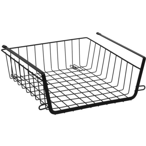 Panier à Suspendre en Métal "Dressing" 31cm Noir