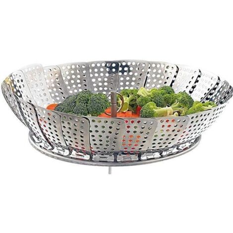 Panier ajustable pour cuisson vapeur
