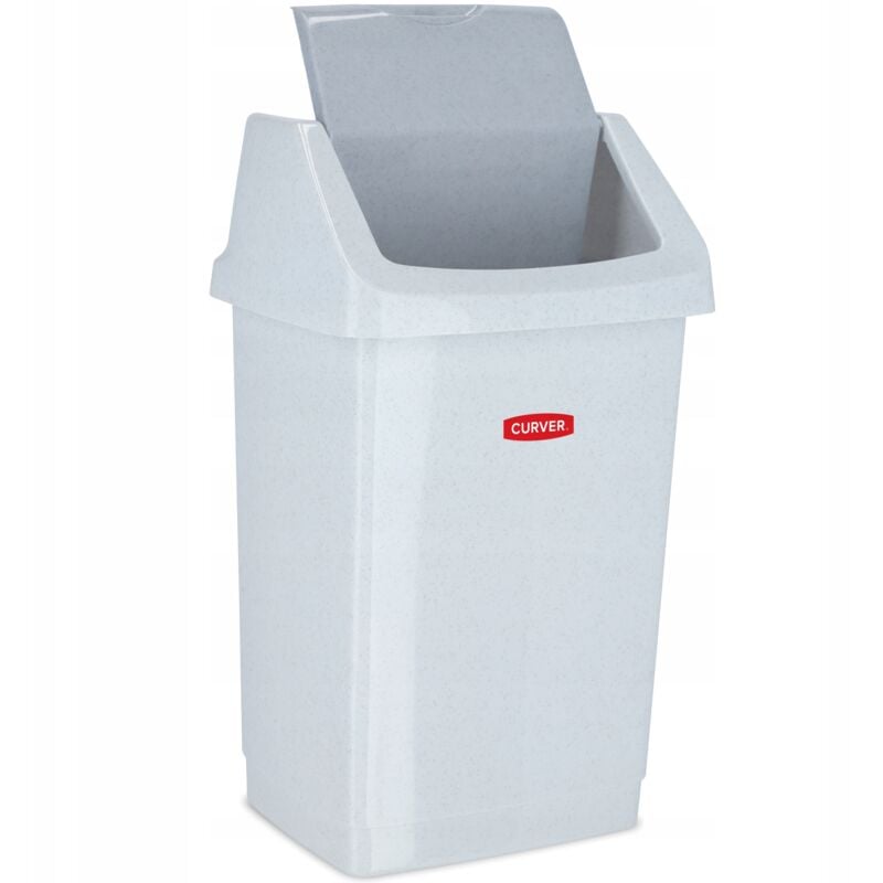 Curver Poubelle Basculante 25 l Granit