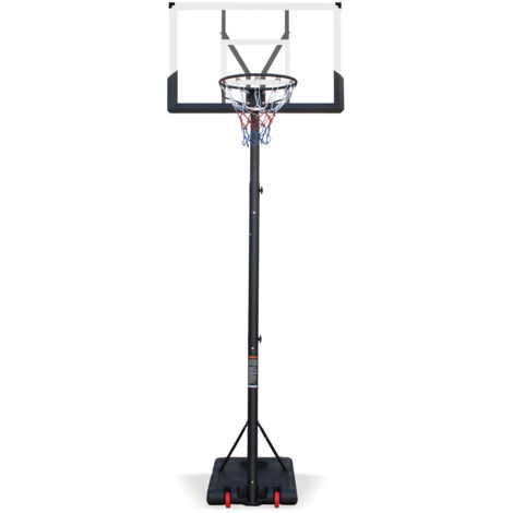 Panier basket extérieur réglable 173-305 cm, anti-rouille, roulettes