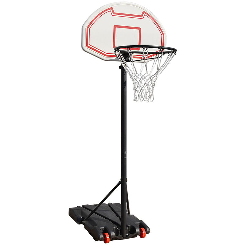 Panier Basket,Panier de Basket sur Pied Hauteur Réglable 192-246 cm avec Support,pour intérieur extérieur
