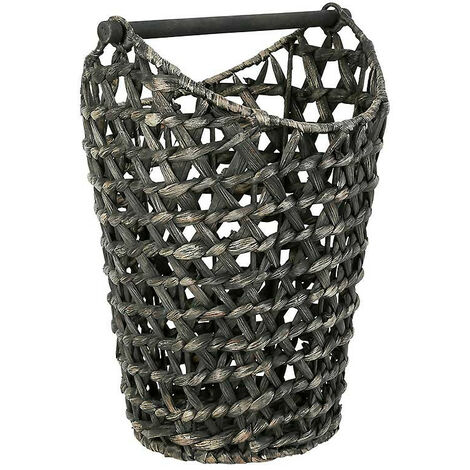 Panier Celebes noir Côté Table 28x30x42cm
