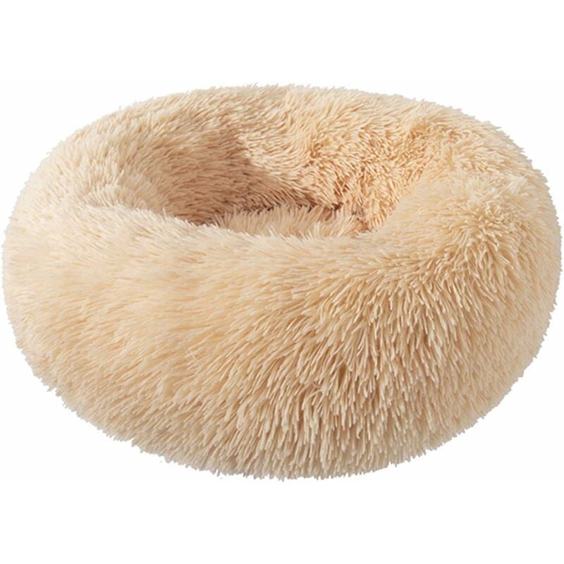 Panier Chat Lit Panier pour Animal dômestique pour Chats et Petits Chiens Coussin pour lit de Chat Lit Donut Chien Convient Fei Yu