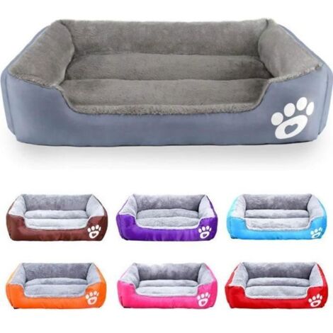 Panier Chien Lit pour Chien Coussin pour Chien Chat Lavable Extra-Doux Confortable et Mignon Coussin pour lit de Chat Chien, aux