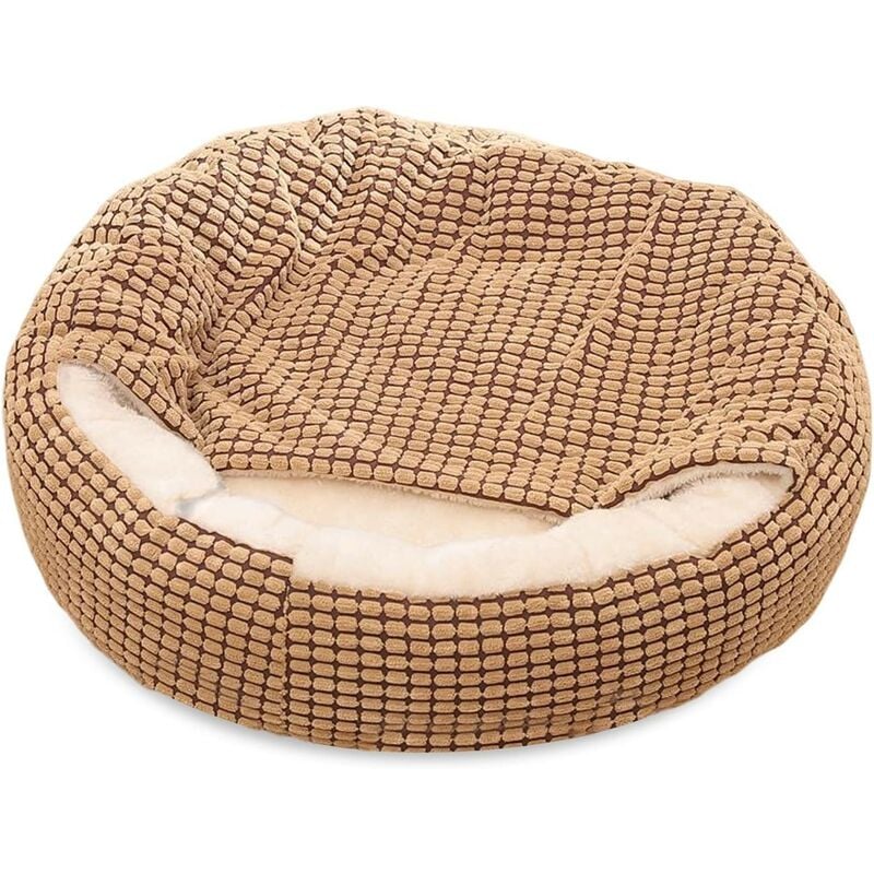 Panier Chien Moyen Taille, Lit pour Chien Round, Lavable Panier , Diamètre 60cm