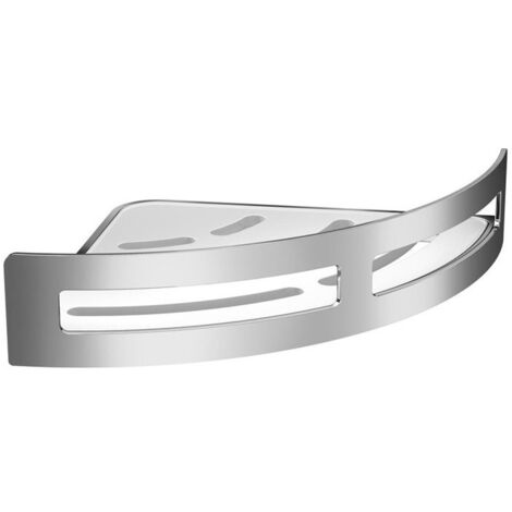 Panier d'angle avec insert, dimension d'angle 180 mm. chrome
