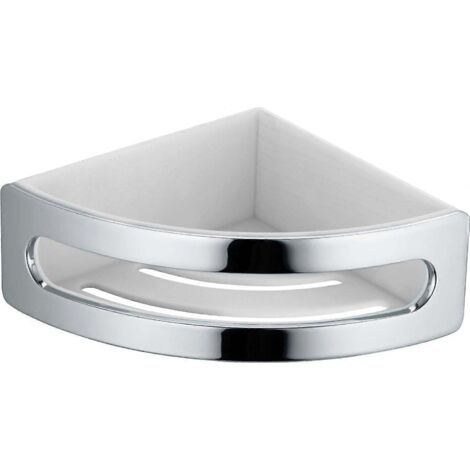 Panier d'angle de douche Elegance chromé/blanc 11657010000