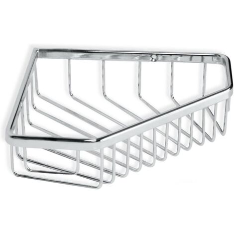 PANIER D'ANGLE EN ACIER INOXYDABLE - 23X16,5 CM